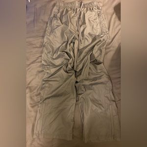 Wind breaker sweatpants. They are tagged “for men”